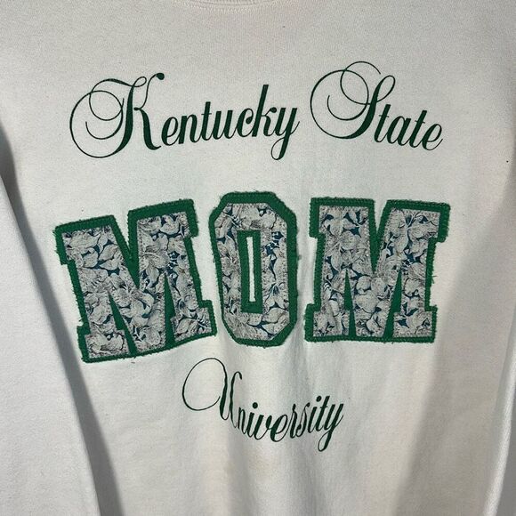 Vintage Jerzees Super Sweats Kentucky State University Mom Sweatshirt Large - Picture 2 of 6